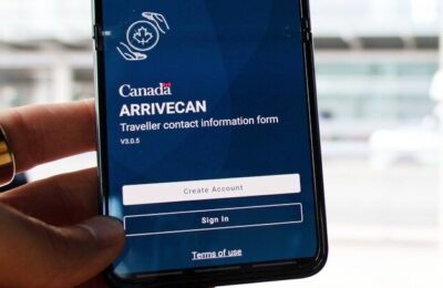 arriveCan app