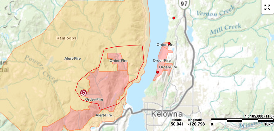 ViveCanada | El aire de Vancouver entre los peores del mundo. Clima en Canadá afectado por incendios en Kelowna