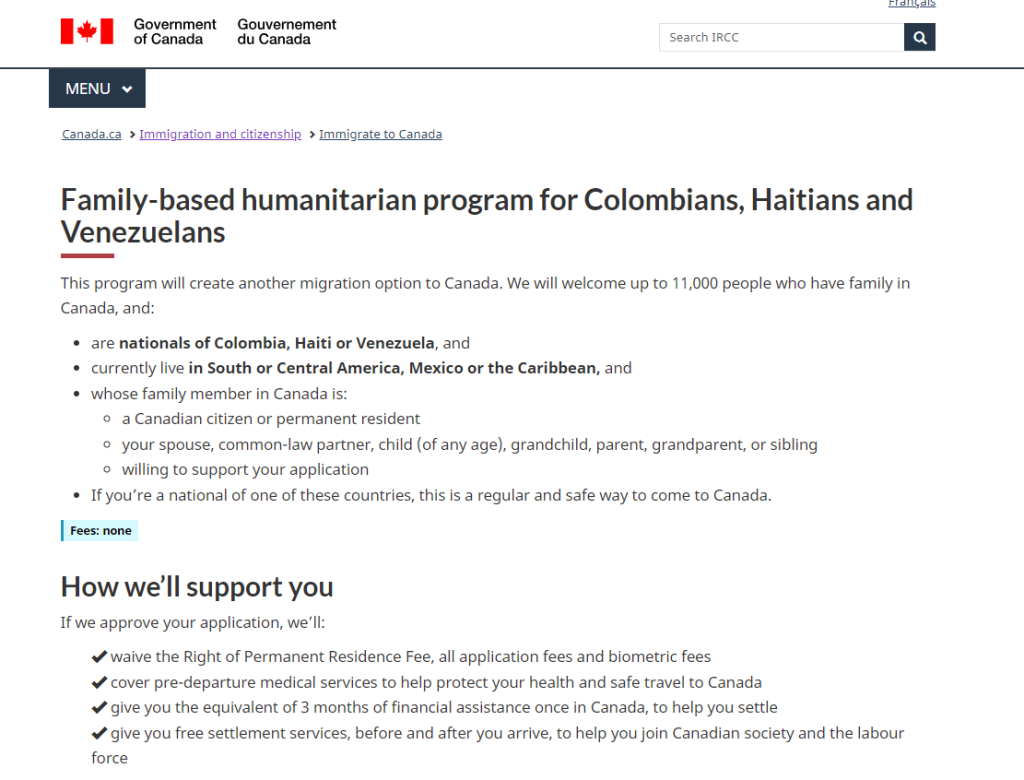 ViveCanada | Colombianos y Venezolanos en Canadá: IRCC abre las puertas este final de 2023
