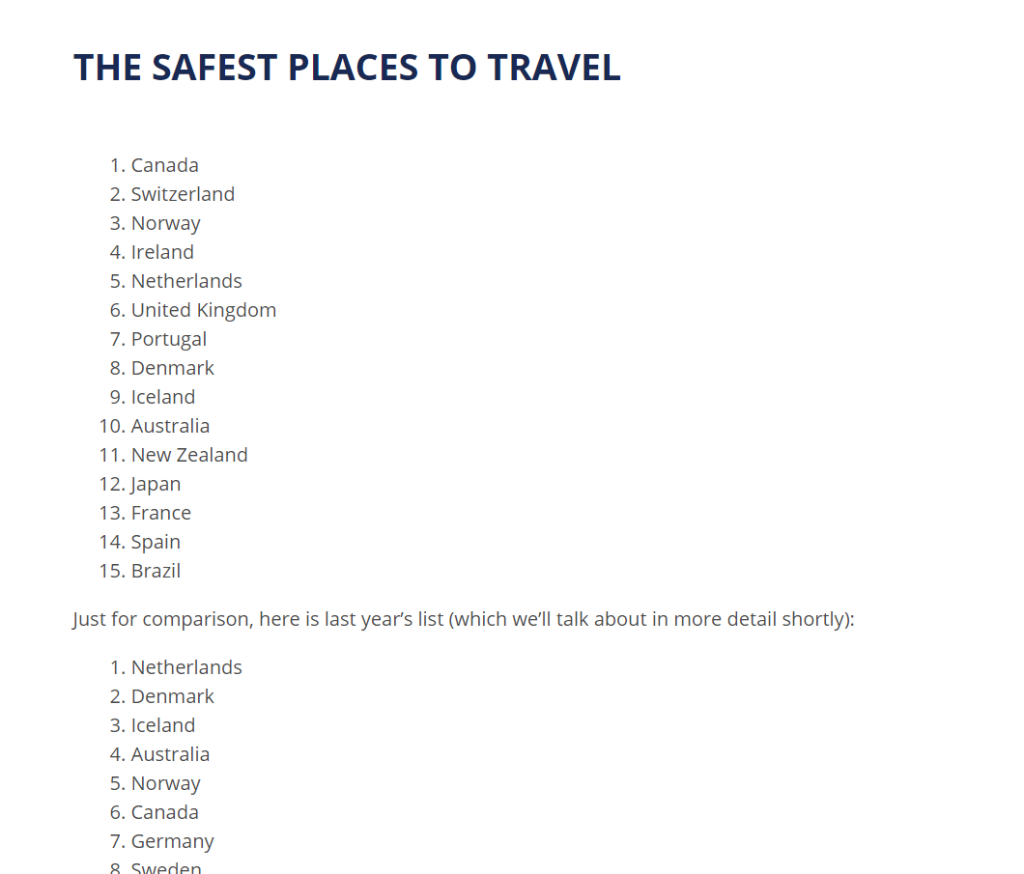 ViveCanada | BHTP: Viajar a Canadá es lo más seguro del mundo de 2023