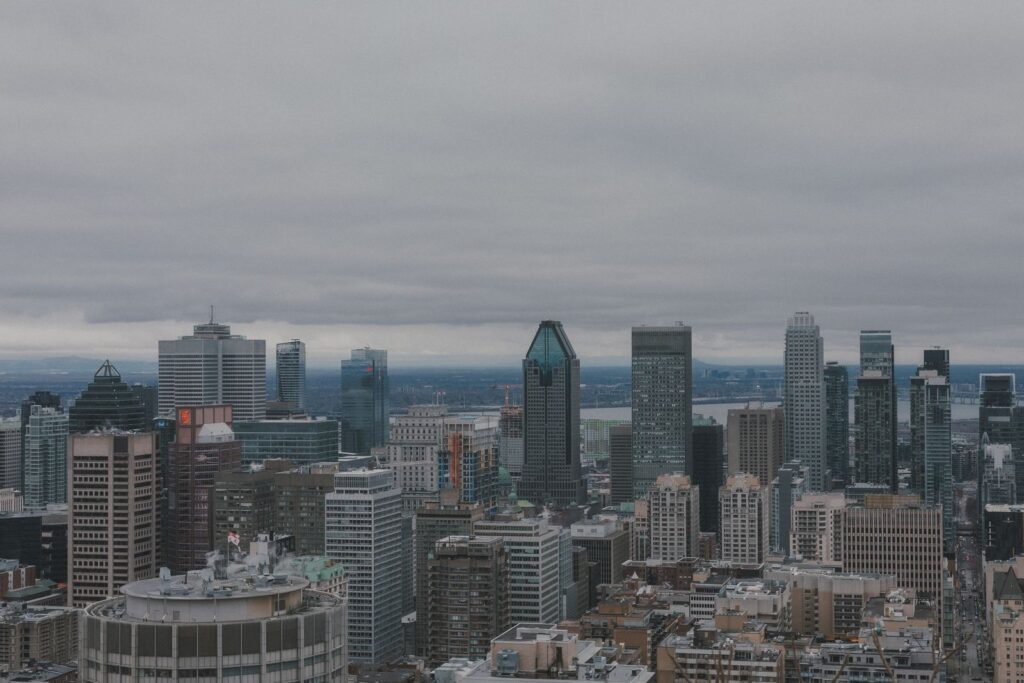 Vista aérea de Montreal